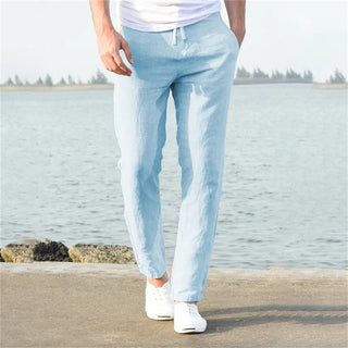 BRYNOUVELLE | PANTALON DE RUE EN LIN POUR HOMME