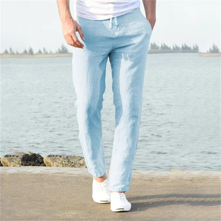 BRYNOUVELLE | PANTALON DE RUE EN LIN POUR HOMME