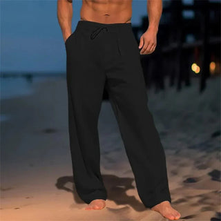 BRYNOUVELLE | PANTALONS CLASSIQUES EN LIN POUR HOMMES