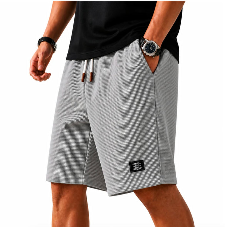 BRYNOUVELLE | SHORT EN TISSU GAUFFRÉ POUR HOMMES