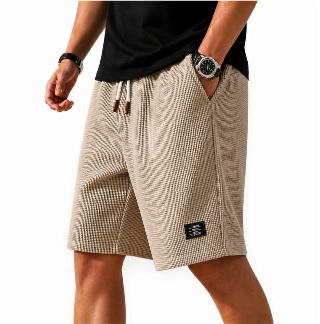 BRYNOUVELLE | SHORT EN TISSU GAUFFRÉ POUR HOMMES