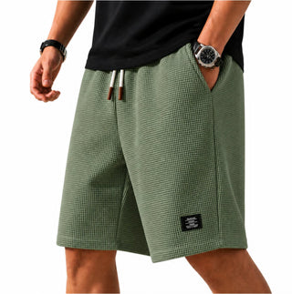 BRYNOUVELLE | SHORT EN TISSU GAUFFRÉ POUR HOMMES