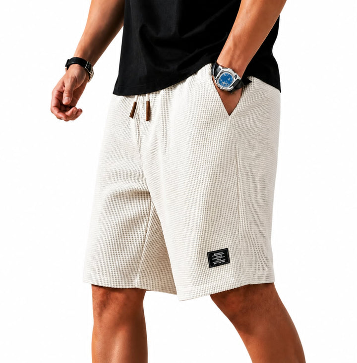BRYNOUVELLE | SHORT EN TISSU GAUFFRÉ POUR HOMMES