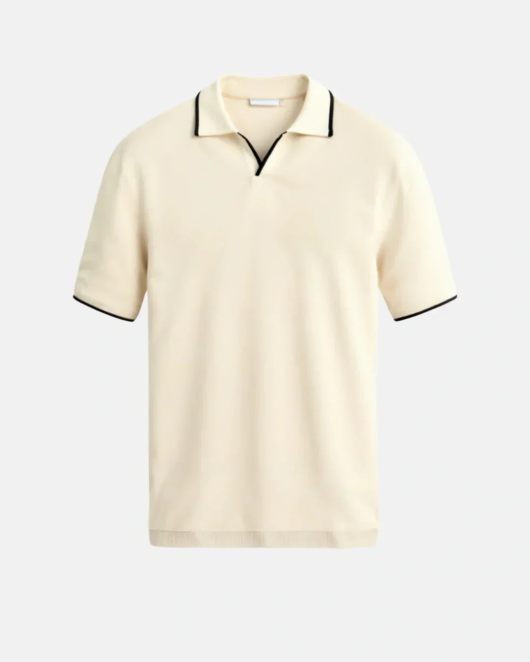 BRYNOUVELLE | POLO SUR MESURE EN PIQUÉ AVEC DÉTAILS CONTRASTANTS