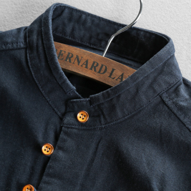 BRYNOUVELLE | Chemise Homme à Col Montant