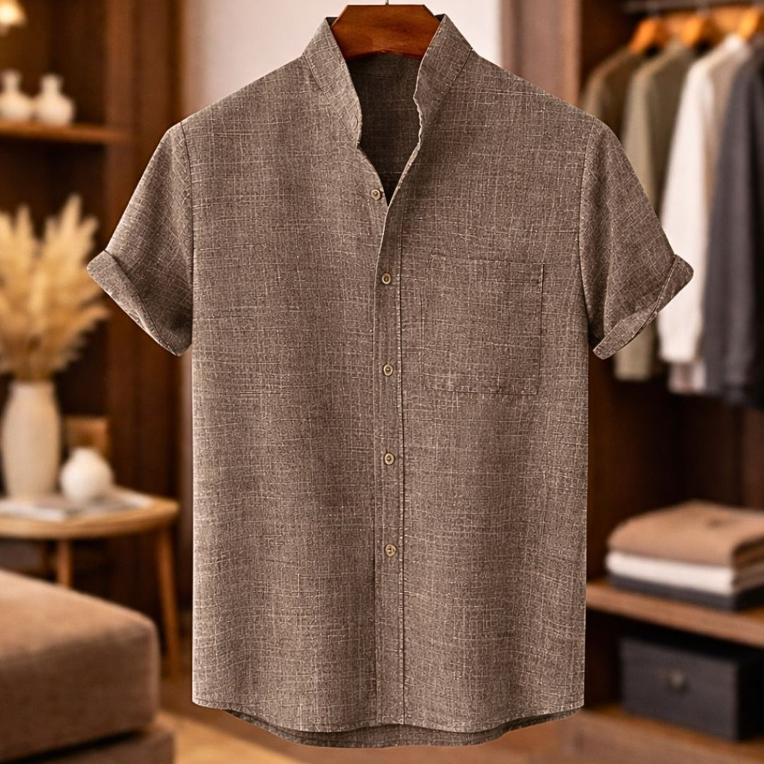 BRYNOUVELLE | Chemise Homme à Manches Courtes