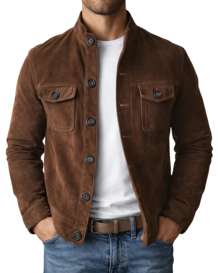 Tommaso | Bomber en Suédine Premium