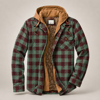 BRYNOUVELLE | VESTE À CARREAUX EN PATCHWORK POUR HOMMES