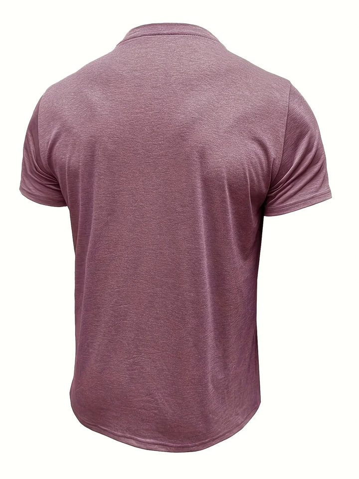 BRYNOUVELLE | T-SHIRT COL ROND ÉLÉGANT AVEC POCHE