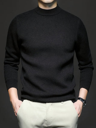 BRYNOUVELLE | Pull en Maille Coton à Col Roulé pour Hommes