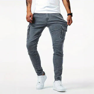 BRYNOUVELLE | JEANS CARGO EN DENIM POUR HOMMES
