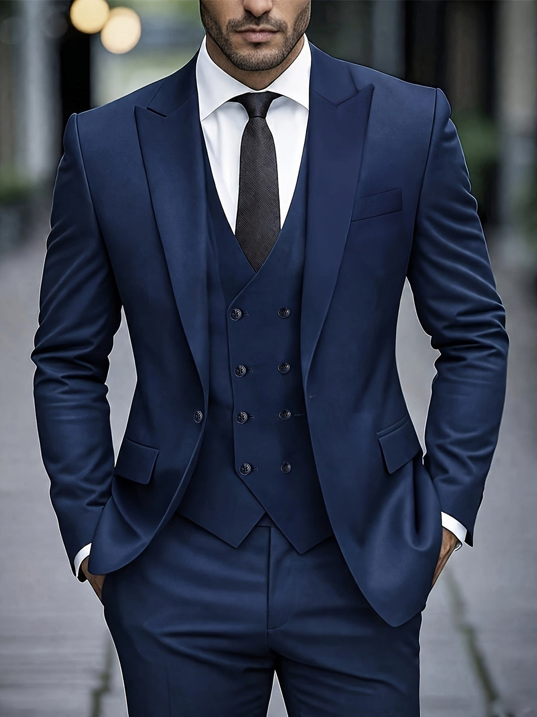 BRYNOUVELLE | Ensemble de Costume Trois Pièces pour Hommes