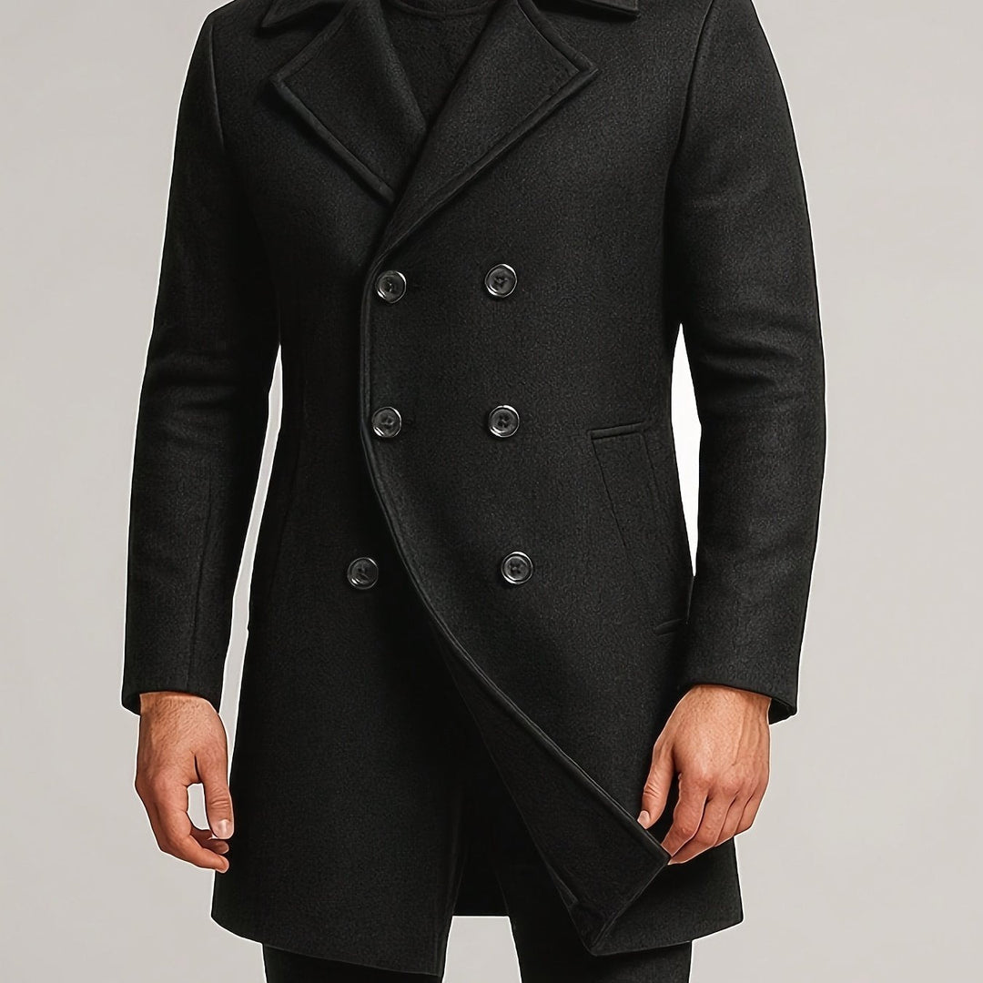 BRYNOUVELLE | Manteau Midi à Revers pour Homme
