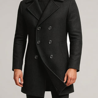 BRYNOUVELLE | Manteau Midi à Revers pour Homme