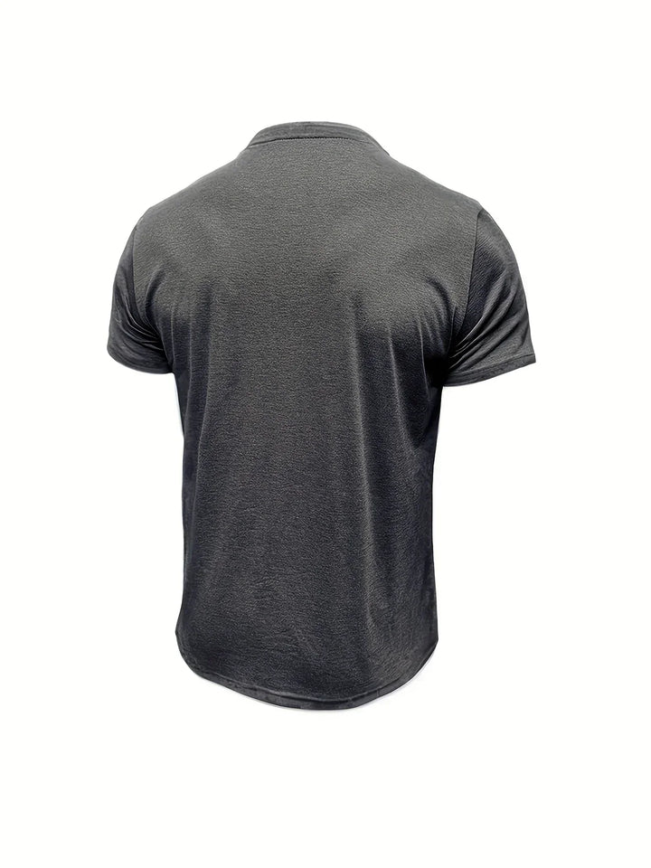 BRYNOUVELLE | T-SHIRT COL ROND ÉLÉGANT AVEC POCHE