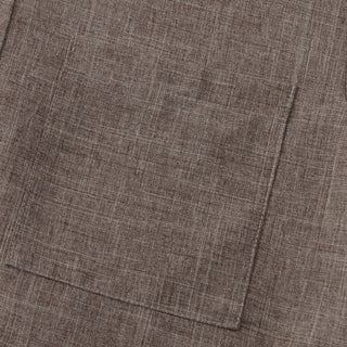 BRYNOUVELLE | CHEMISE EN COTON UNIE AVEC BOUTONS