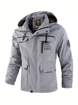BRYNOUVELLE | Veste à Capuche avec Fermeture Éclair pour Hommes