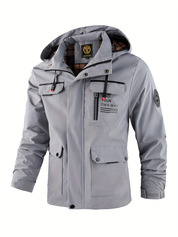 BRYNOUVELLE | Veste à Capuche avec Fermeture Éclair pour Hommes