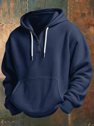 BRYNOUVELLE | SWEAT À CAPUCHE EN TEXTURE TISSÉE POUR HOMME