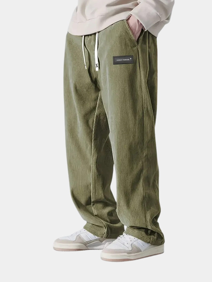 BRYNOUVELLE | PANTALON ÉLÉGANT EN VELOURS CÔTELÉ POUR HOMME