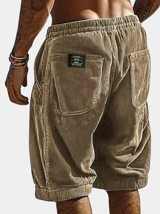 BRYNOUVELLE | SHORT EN VELOURS CÔTELÉ POUR HOMMES