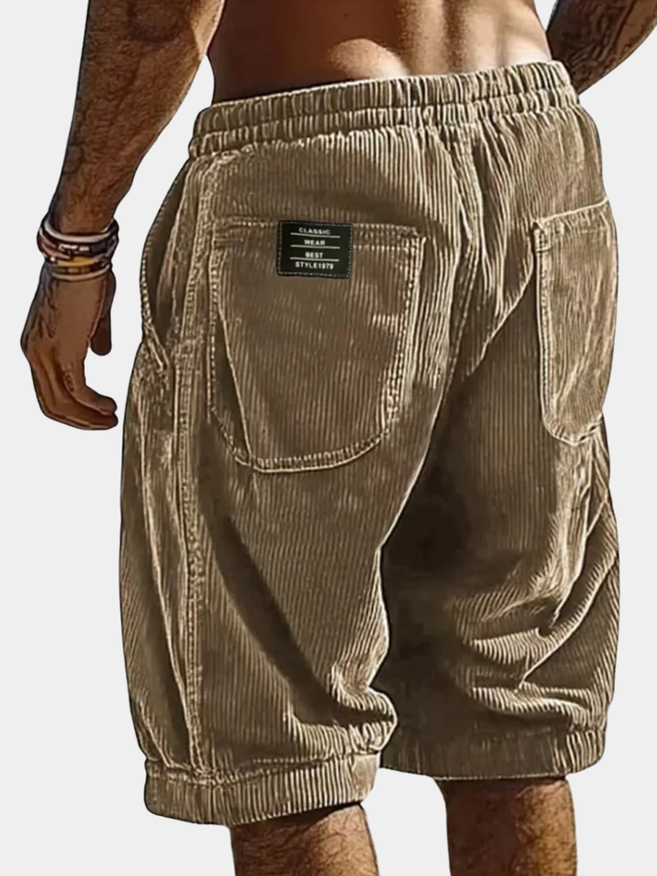 BRYNOUVELLE | SHORT EN VELOURS CÔTELÉ POUR HOMMES