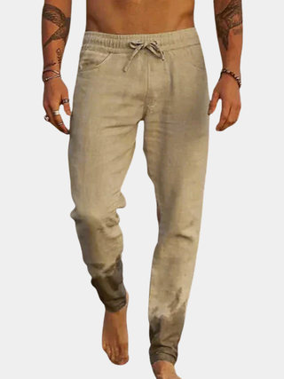 BRYNOUVELLE | PANTALONS DE PLAGE EN LIN POUR HOMMES