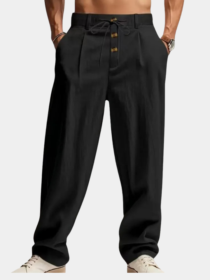 BRYNOUVELLE | PANTALONS RELAXÉS EN LIN POUR HOMMES