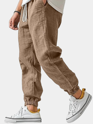 BRYNOUVELLE | JOGGERS EN LIN POUR HOMMES