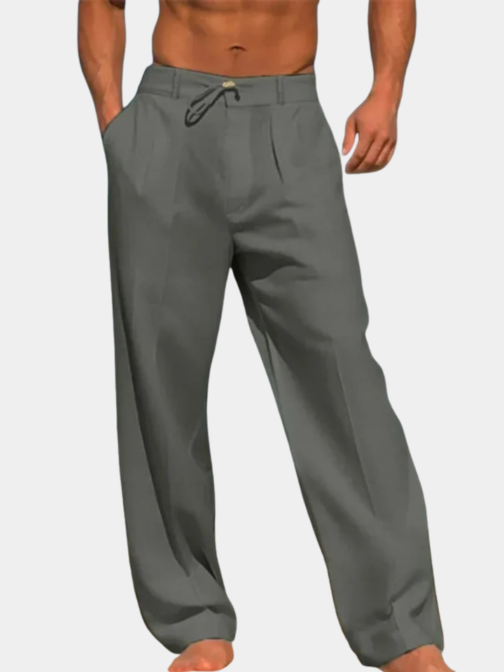 BRYNOUVELLE | PANTALONS CLASSIQUES EN LIN POUR HOMMES