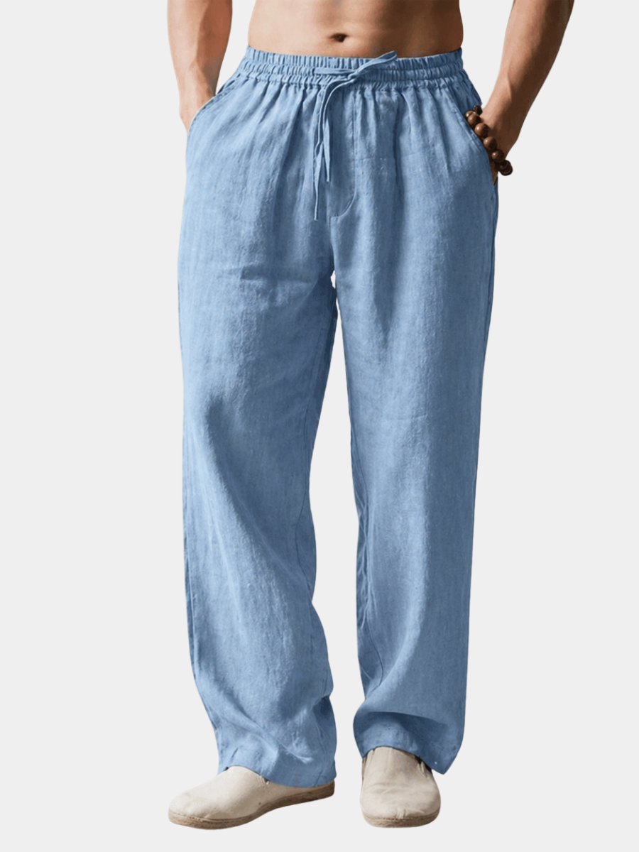 BRYNOUVELLE | PANTALONS EN LIN CLASSIQUES POUR HOMMES