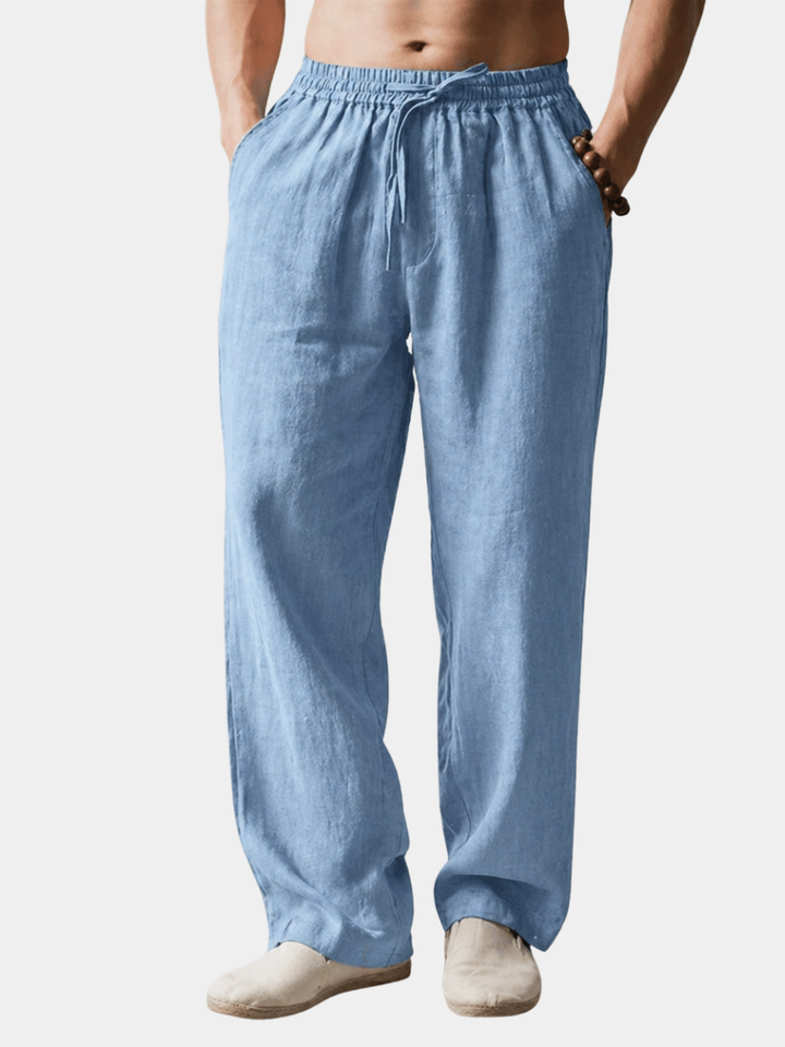 BRYNOUVELLE | PANTALONS EN LIN CLASSIQUES POUR HOMMES
