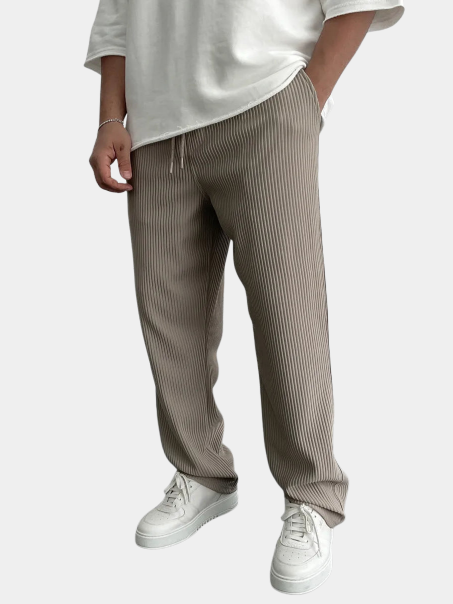 BRYNOUVELLE | PANTALON EN MAILLE CÔTELÉE