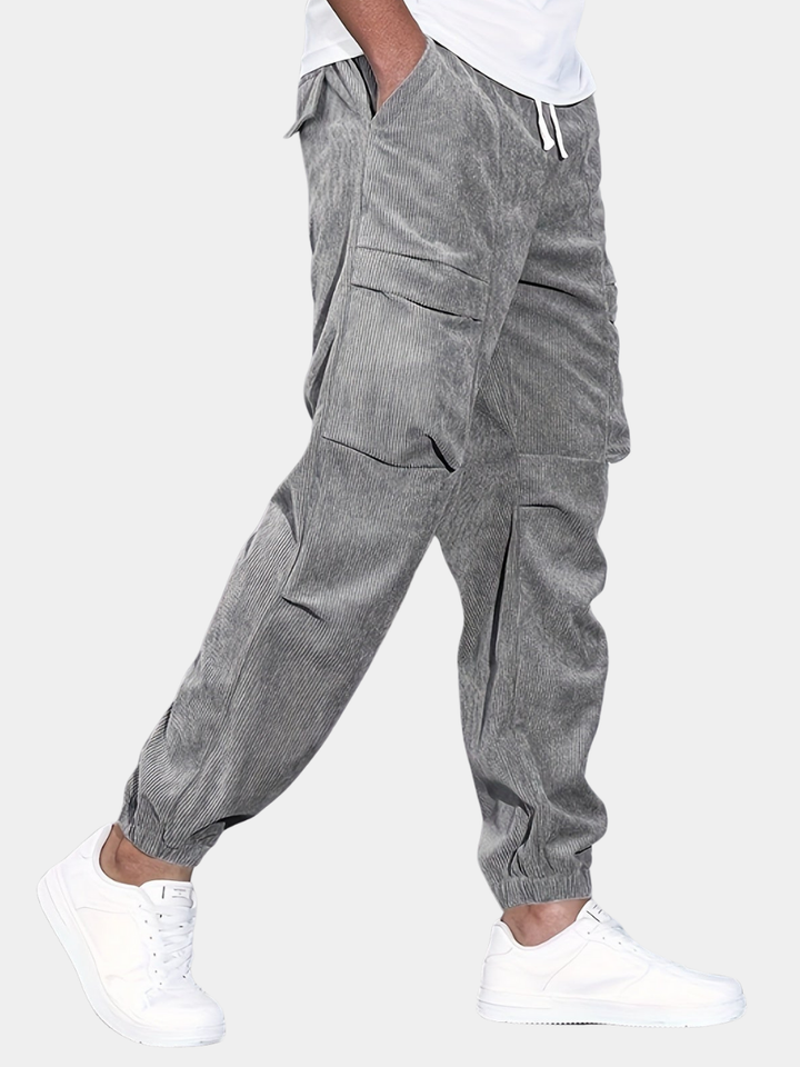 BRYNOUVELLE | PANTALON CARGO EN CORDUROY