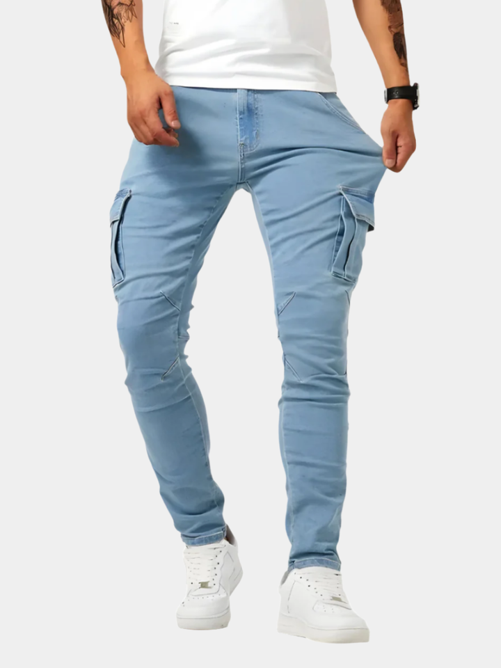BRYNOUVELLE | PANTALON CARGO STRETCH POUR HOMMES