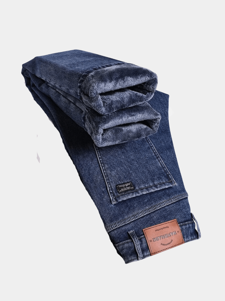 BRYNOUVELLE | PANTALON EN DENIM THERMIQUE