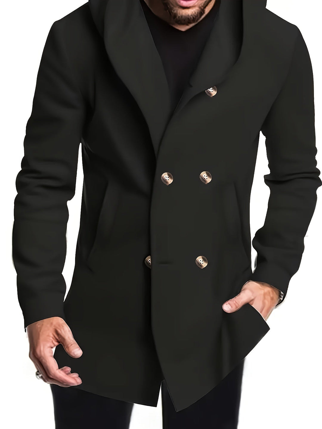 BRYNOUVELLE | Manteau Midi à Capuche pour Homme
