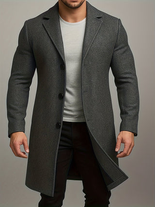 BRYNOUVELLE | Manteau Classique à Boutons pour Homme