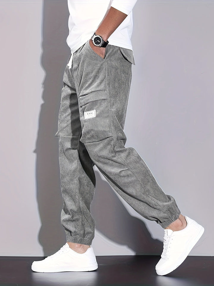 BRYNOUVELLE | PANTALON CARGO EN CORDUROY