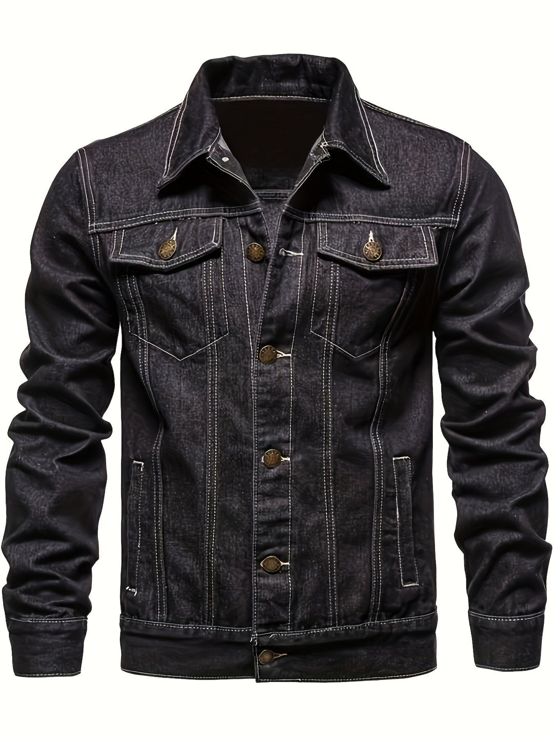 BRYNOUVELLE | Veste en Jean pour Homme - Veste de Travail