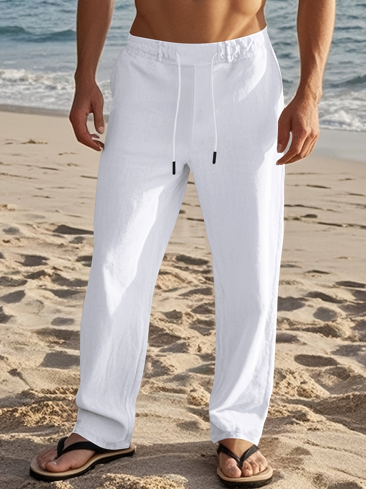 BRYNOUVELLE | PANTALON EN LIN POUR HOMMES