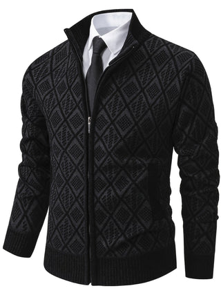 BRYNOUVELLE | PULL EN MAILLE GÉOMÉTRIQUE POUR HOMME