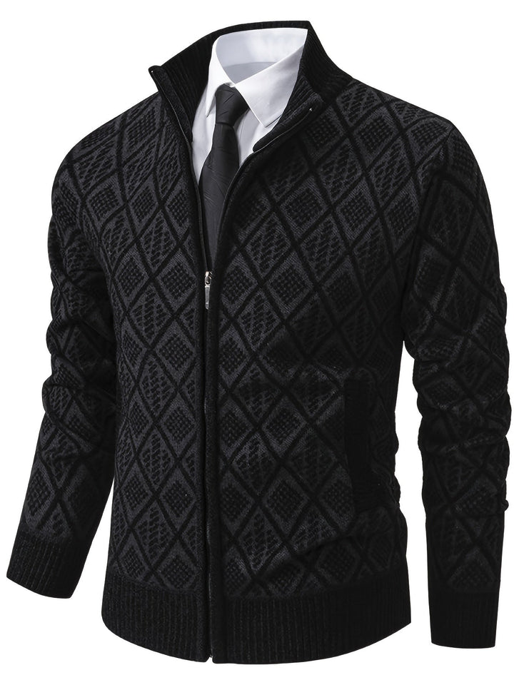 BRYNOUVELLE | PULL EN MAILLE GÉOMÉTRIQUE POUR HOMME