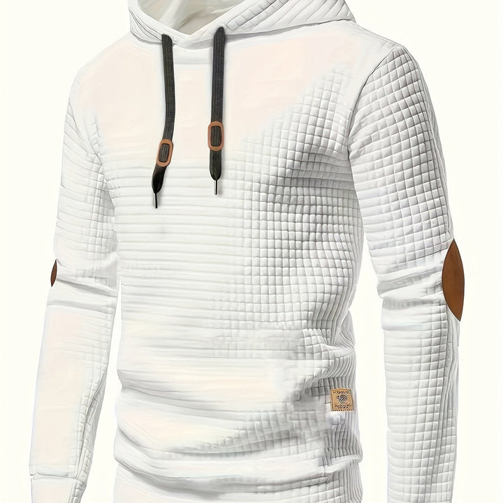 BRYNOUVELLE | VESTE À CAPUCHE À CARREAUX POUR HOMMES