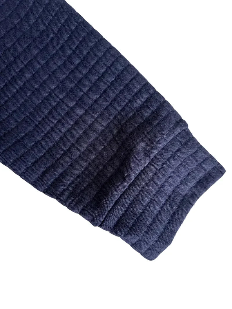 BRYNOUVELLE | Polo à Manches Longues en Tissu Texturé pour Hommes
