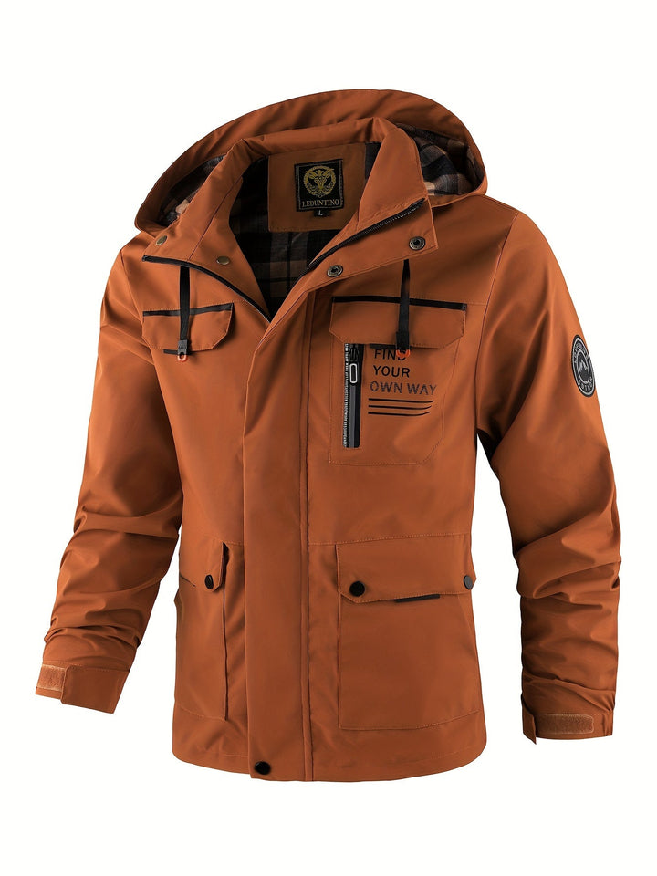 BRYNOUVELLE | Veste à Capuche avec Fermeture Éclair pour Hommes