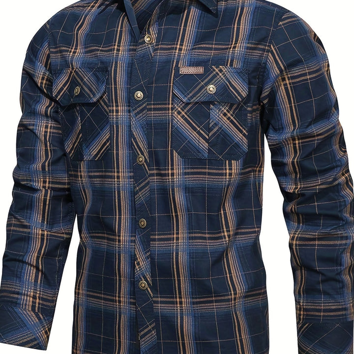 BRYNOUVELLE | Chemise en Coton à Revers pour Homme