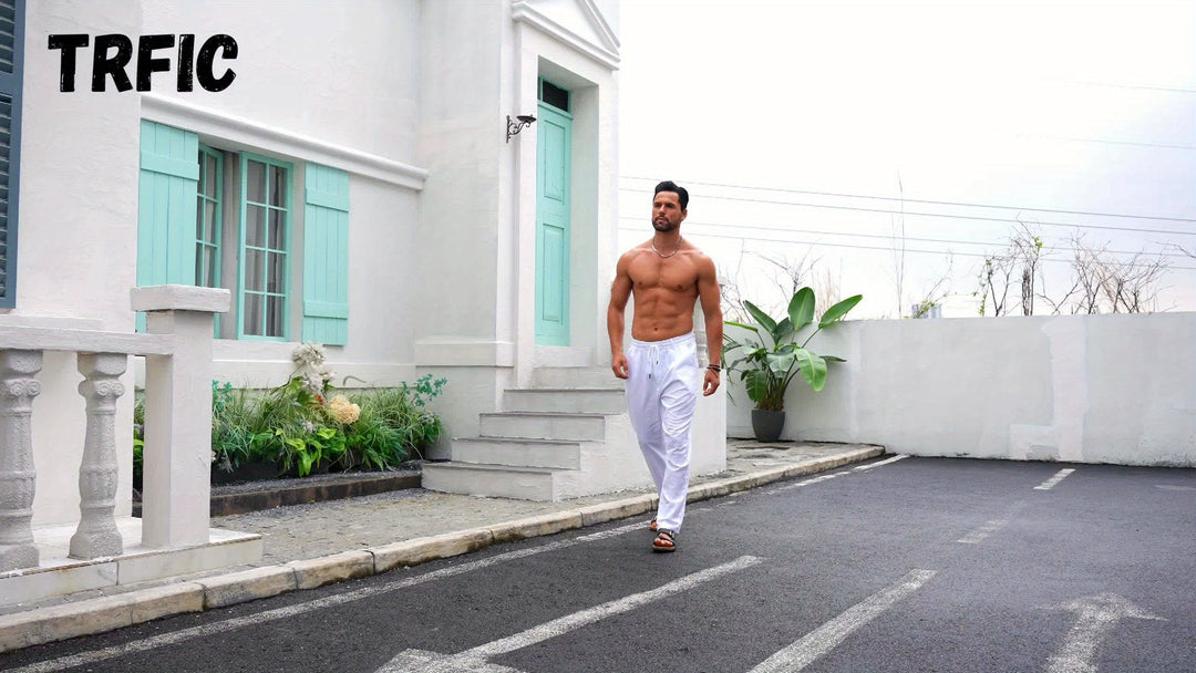 BRYNOUVELLE | PANTALON EN LIN POUR HOMMES