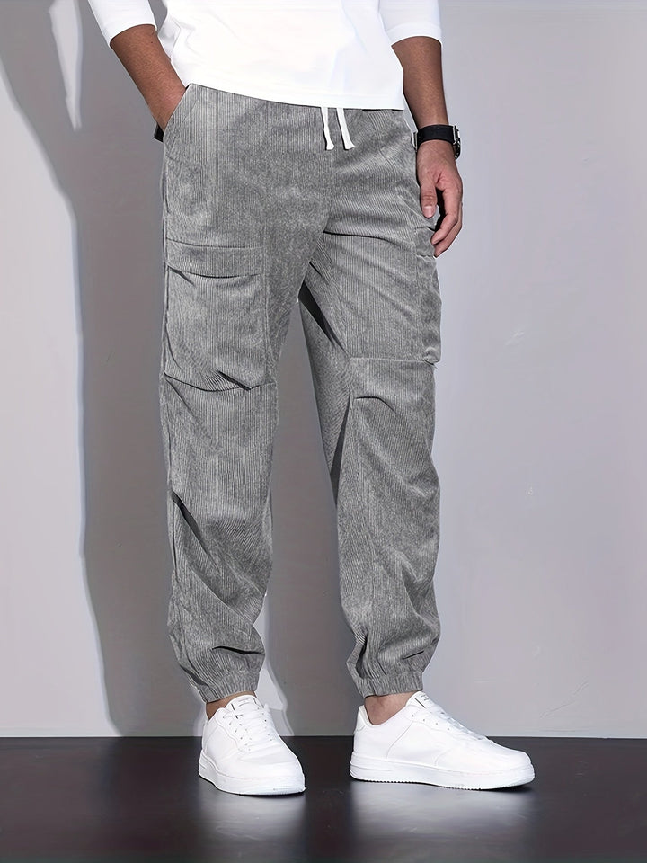 BRYNOUVELLE | PANTALON CARGO EN CORDUROY