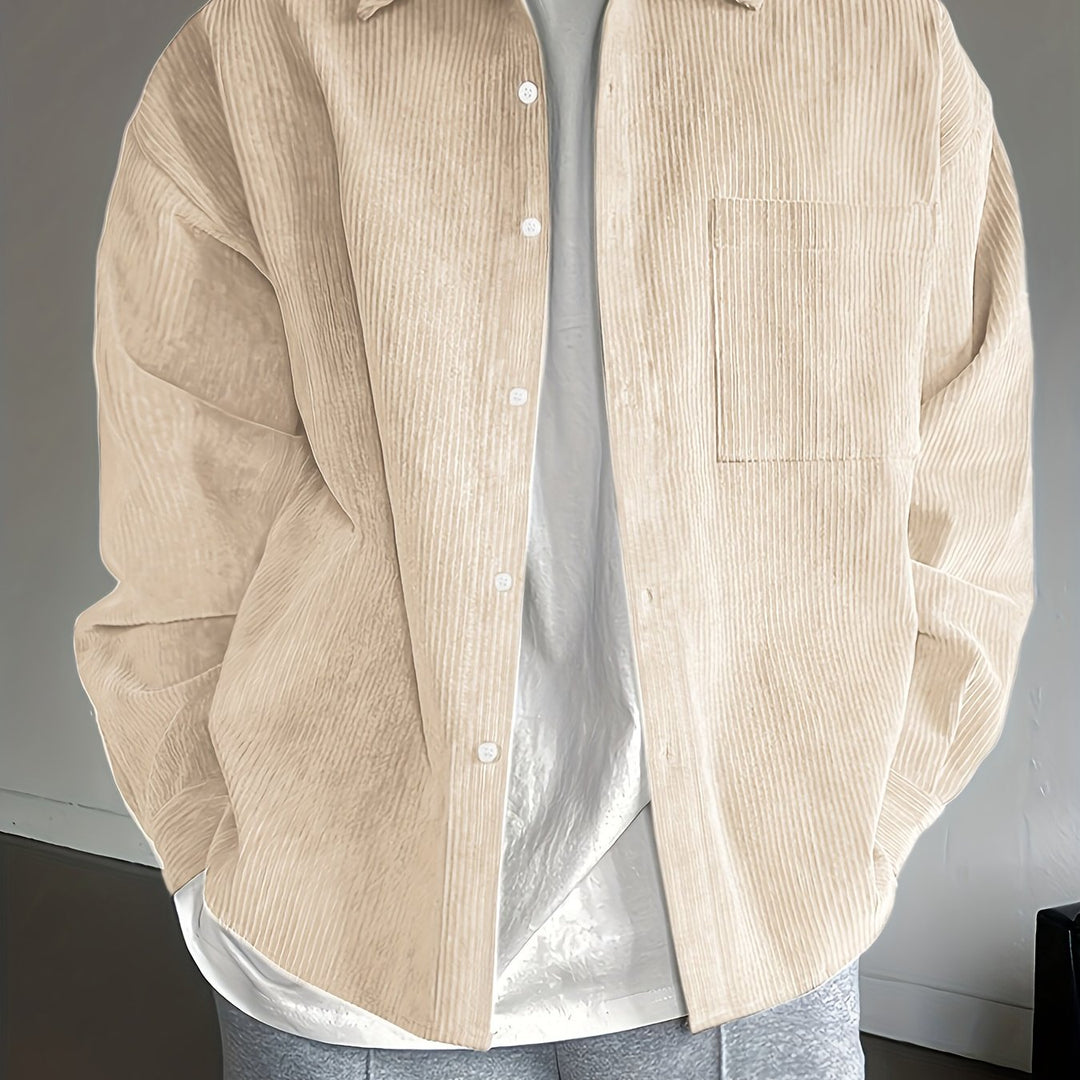 BRYNOUVELLE | CHEMISE À COL RELAXÉ POUR HOMMES